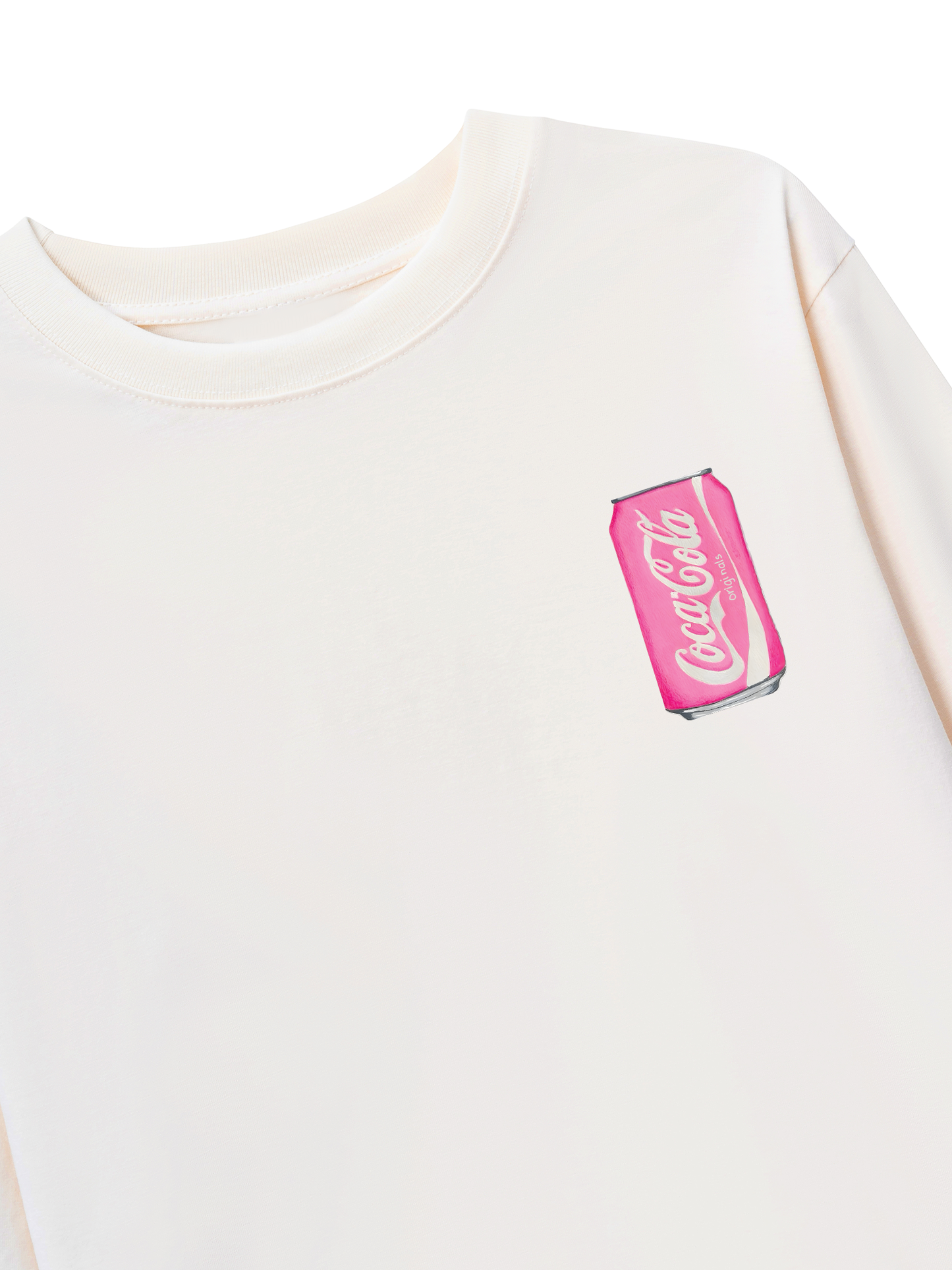 Áo Thun Dài Tay Summer Vibes Pink Coca Cola