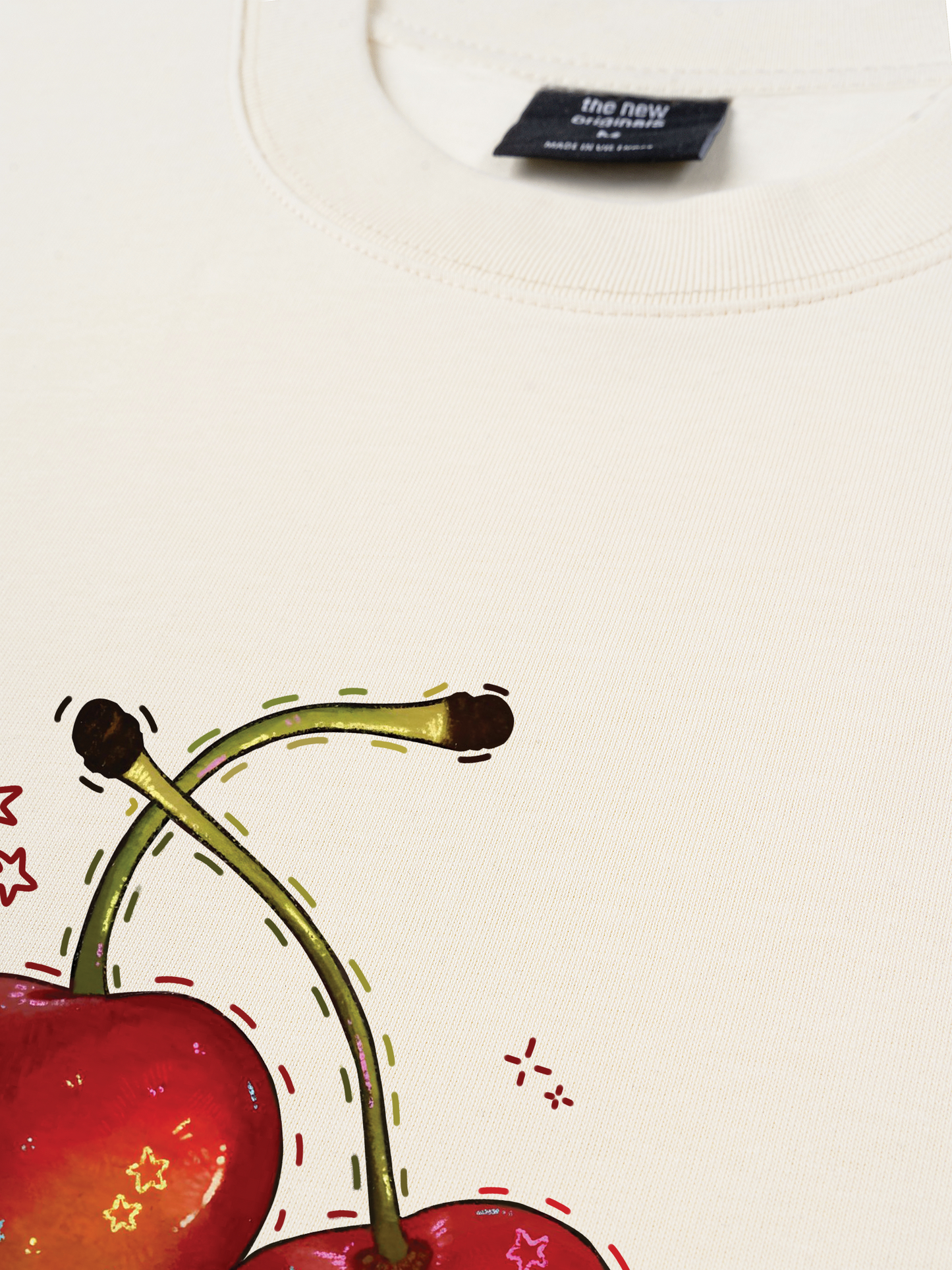 Áo Thun Relaxed Fit Summer Vibes Cherry Sweet