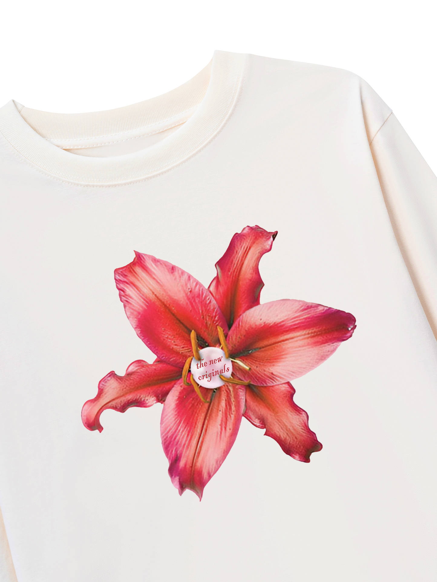 Áo Thun Dài Tay Pearl Lily Flower