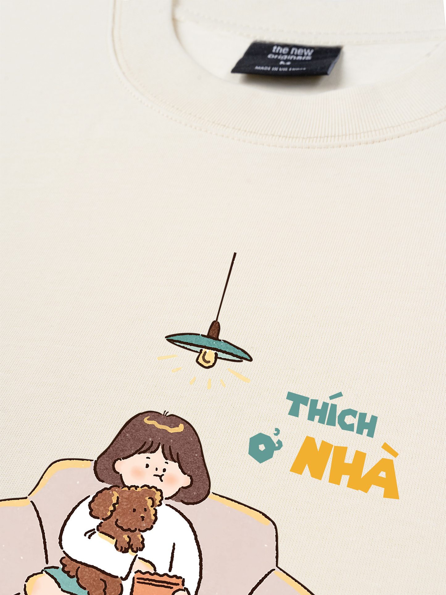 Áo Thun Relaxed Fit Thích Ở Nhà 2