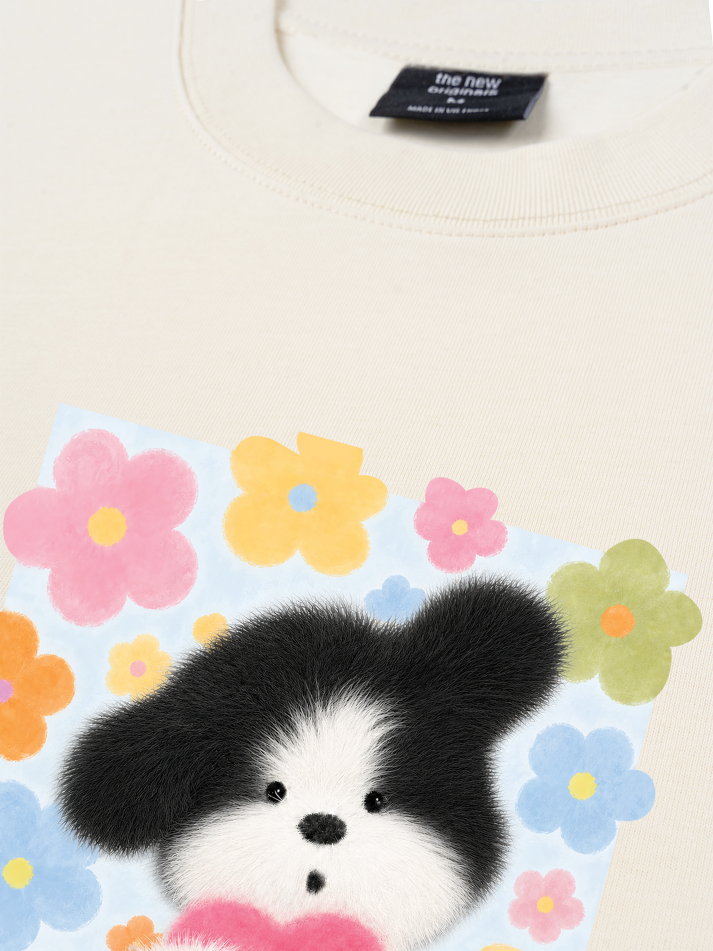Áo Thun Relaxed Fit Flower Puppy