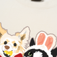 Áo Thun Relaxed Fit Animal Mood Bestie Puppy And Meow