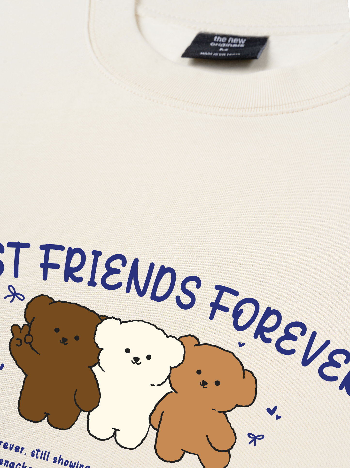 Áo Thun Relaxed Fit Teddy Land Best Friends Forever