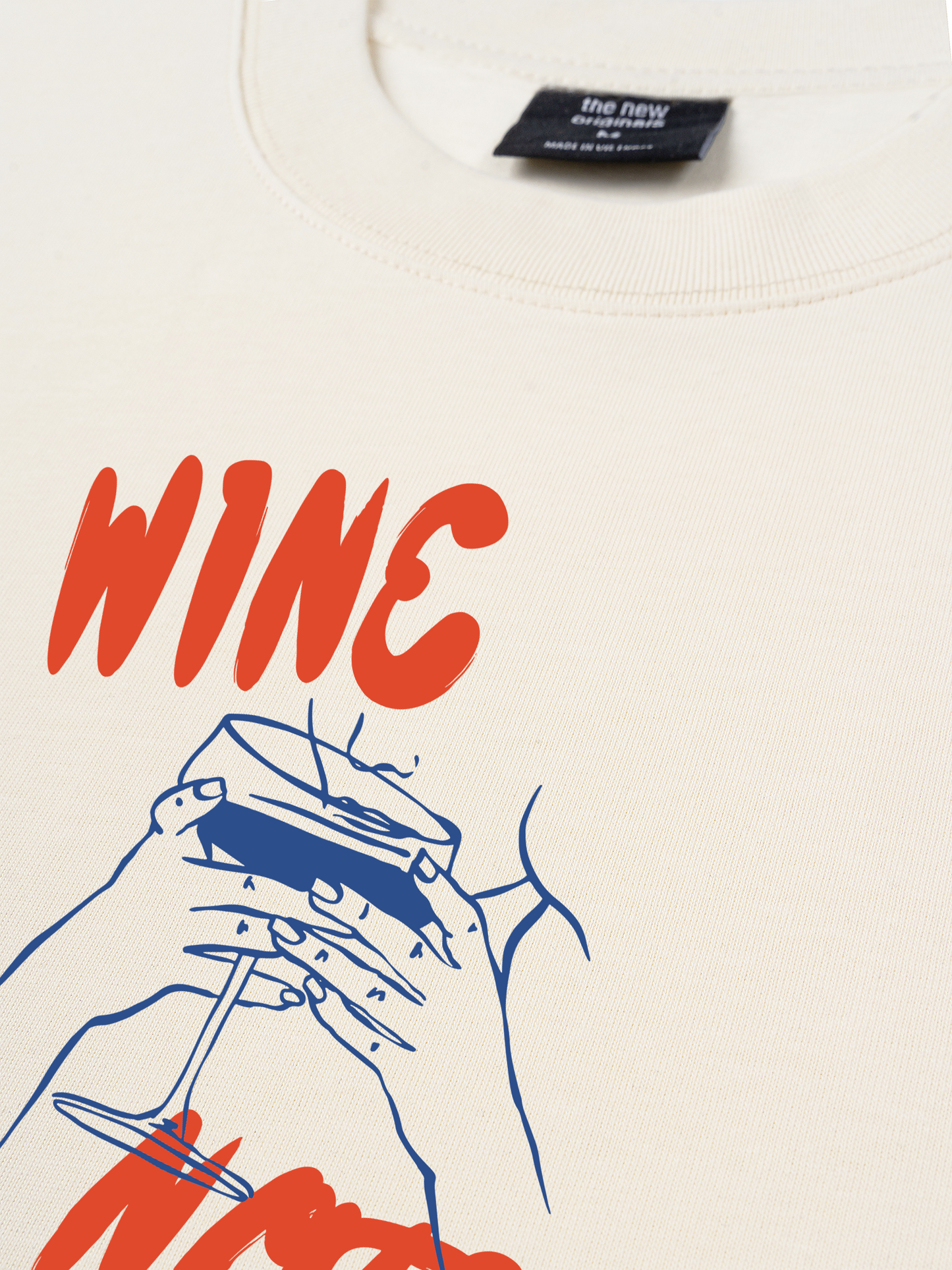 Áo Thun Relaxed Fit WINE NOT