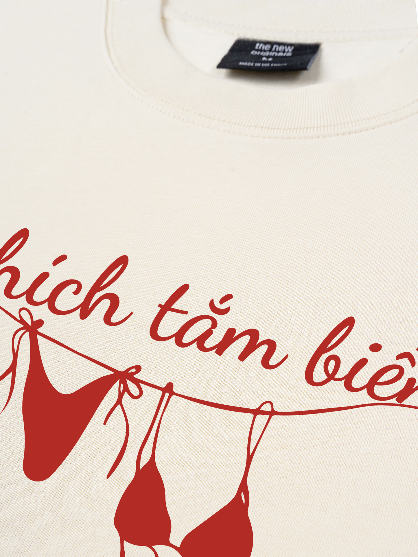 Áo Thun Relaxed Fit Thích Tắm Biển