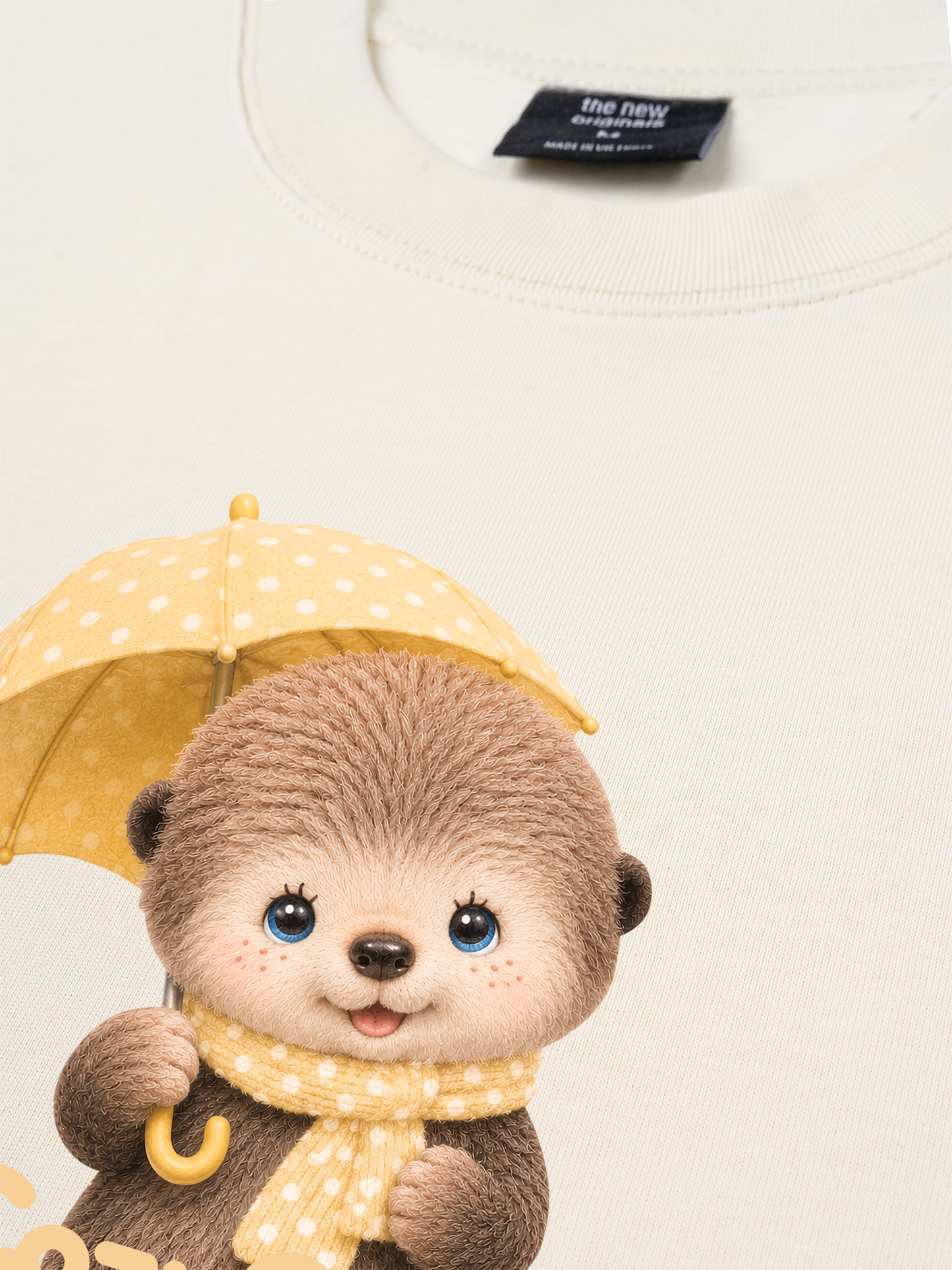 Áo Thun Relaxed Fit Cozy Otter
