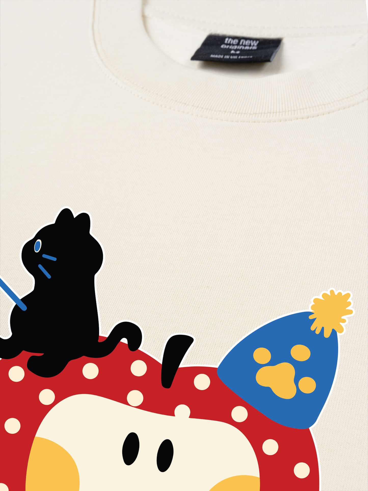 Áo Thun Relaxed Fit Le Petit Pêcheur Meow
