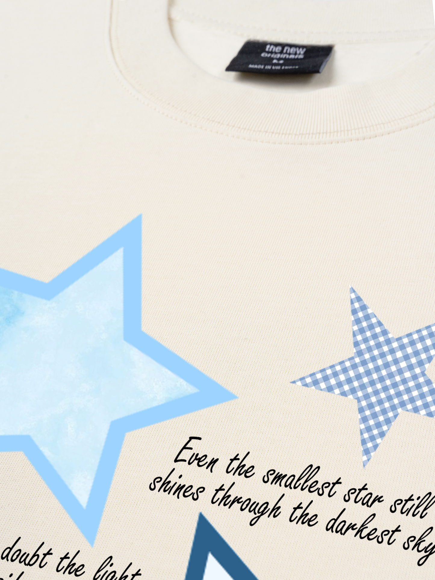 Áo Thun Relaxed Fit Daily Cuties Blue Star Mood