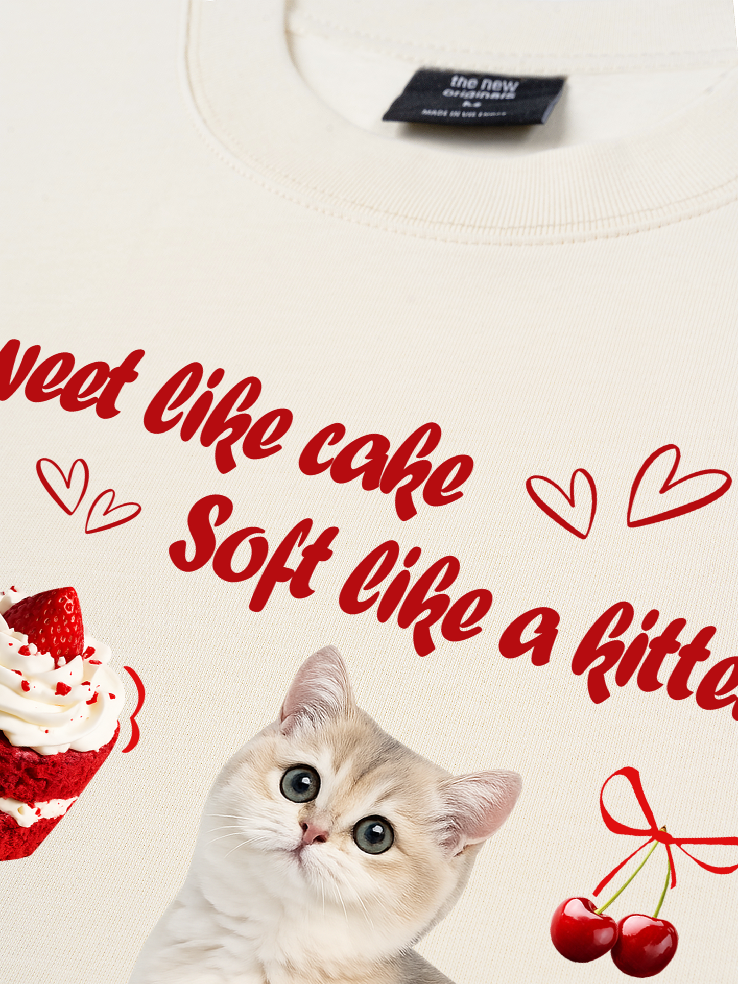 Áo Thun Relaxed Fit Daily Cuties Sweet Like Cake