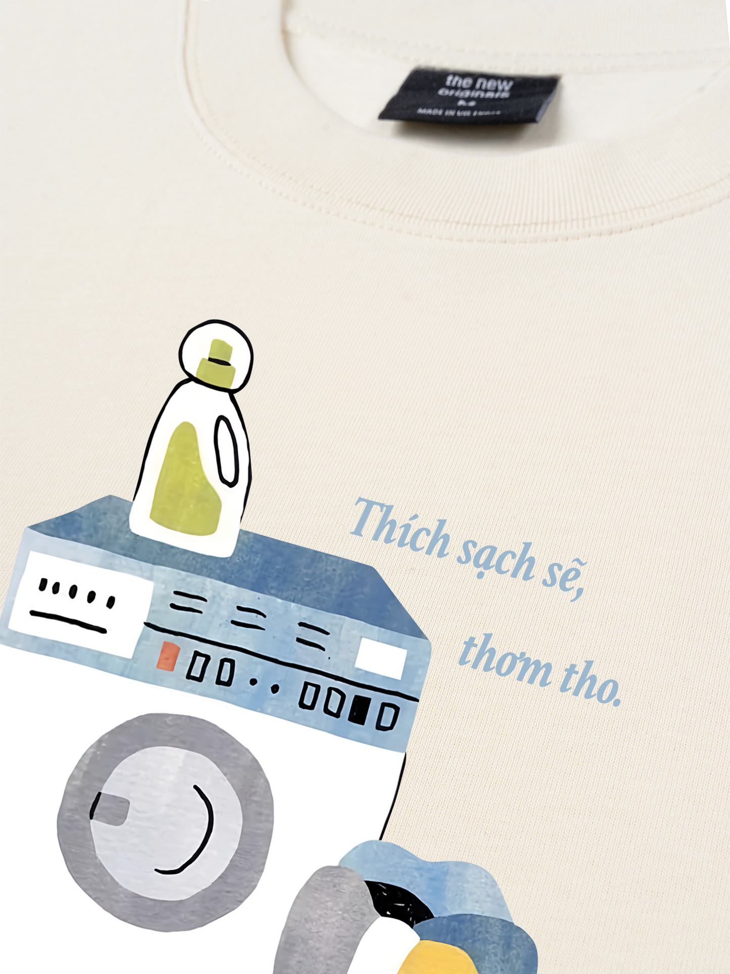 Áo Thun Relaxed Fit Thích Sạch Sẽ Thơm Tho