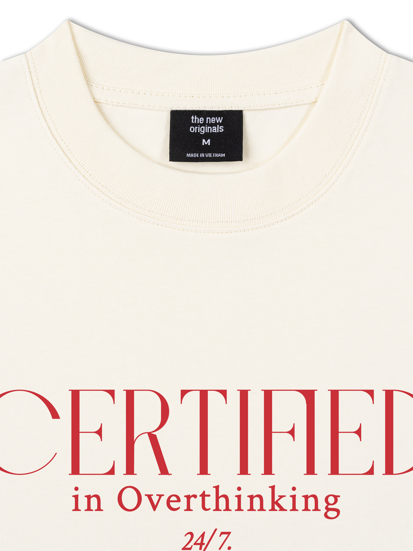 Áo Thun Relaxed Fit Certified In Overthinking