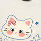 Áo Thun Relaxed Fit Blue Kitty