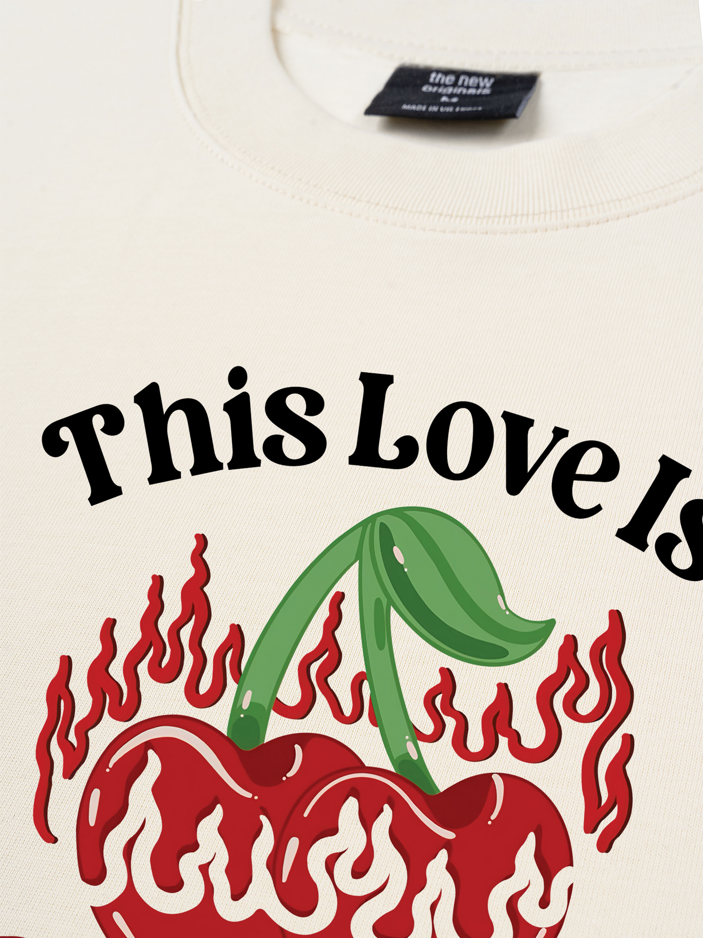 Áo Thun Relaxed Fit This Love Is Too Hot