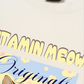 Áo Thun Relaxed Fit Cutie Vitamin Meow Yellow Flower