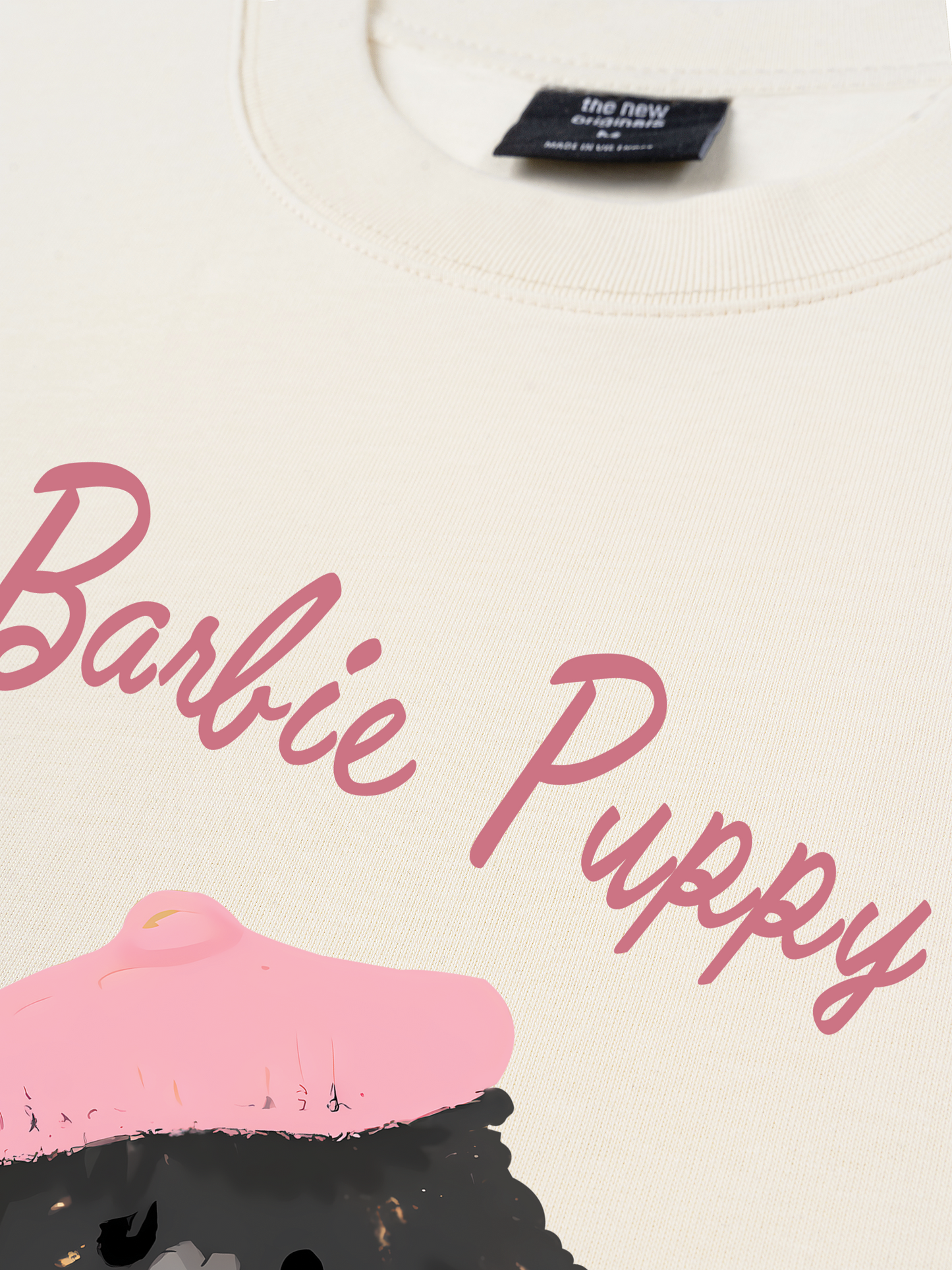 Áo Thun Relaxed Fit Animal Barbie Puppy