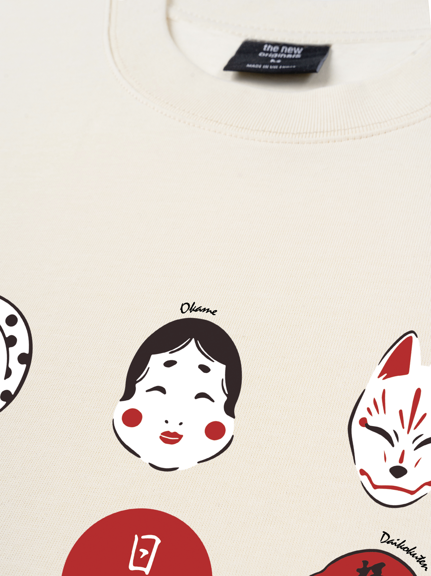 Áo Thun Relaxed Fit Japan Spirit Mask