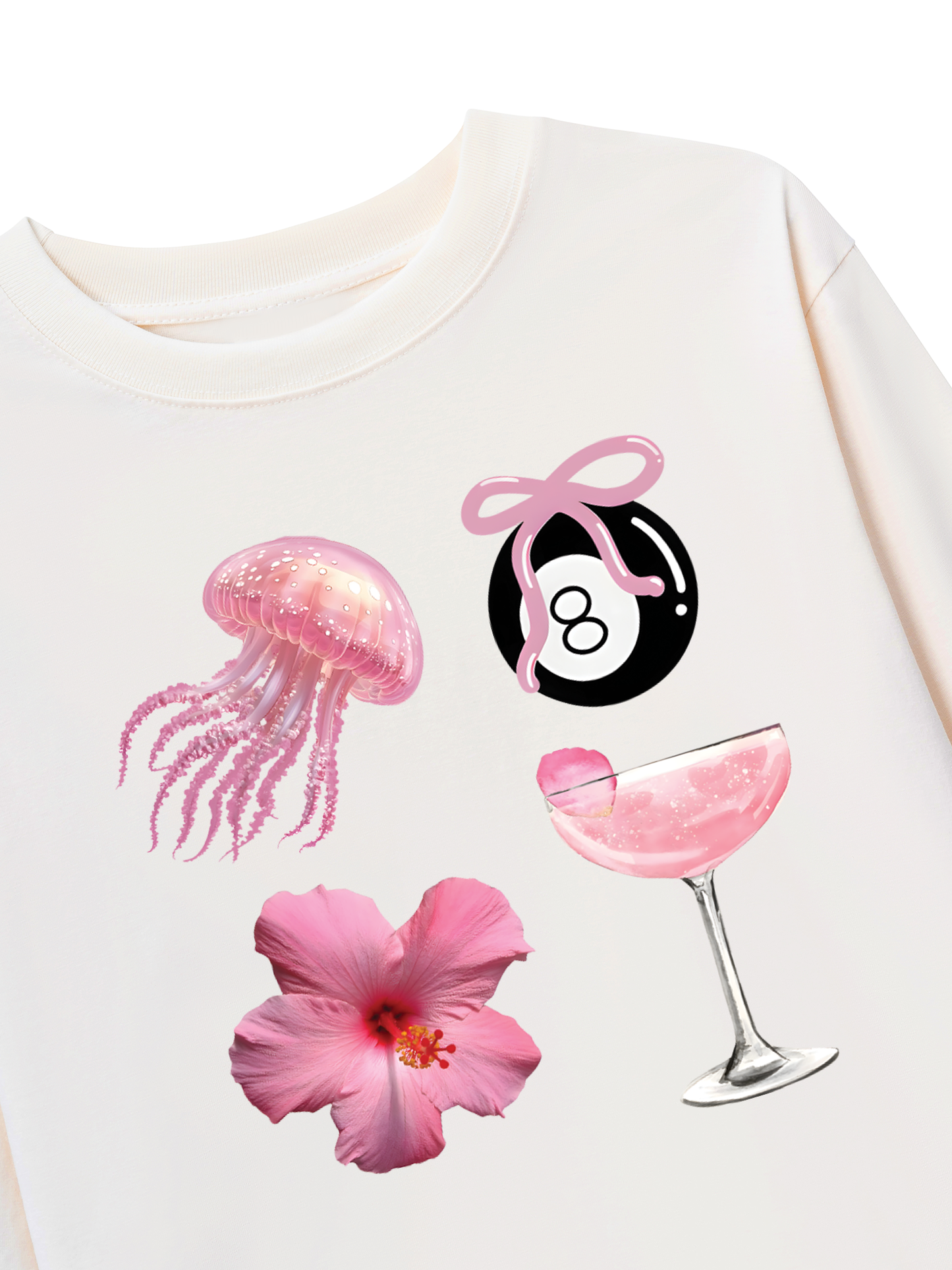 Áo Thun Dài Tay Summer Vibes Pink Summer Vibes