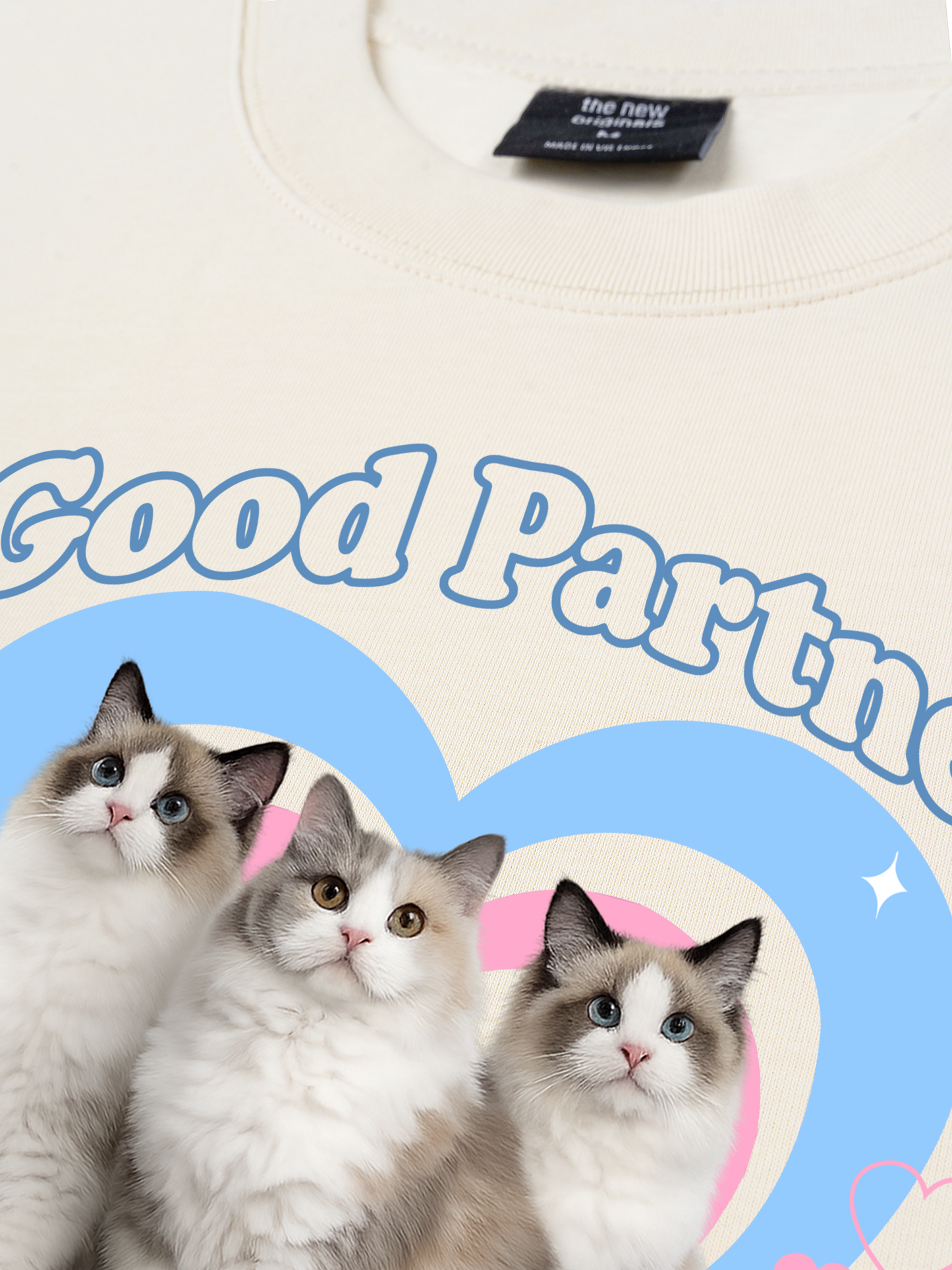 Áo Thun Relaxed Fit Daily Cuties Good Partner