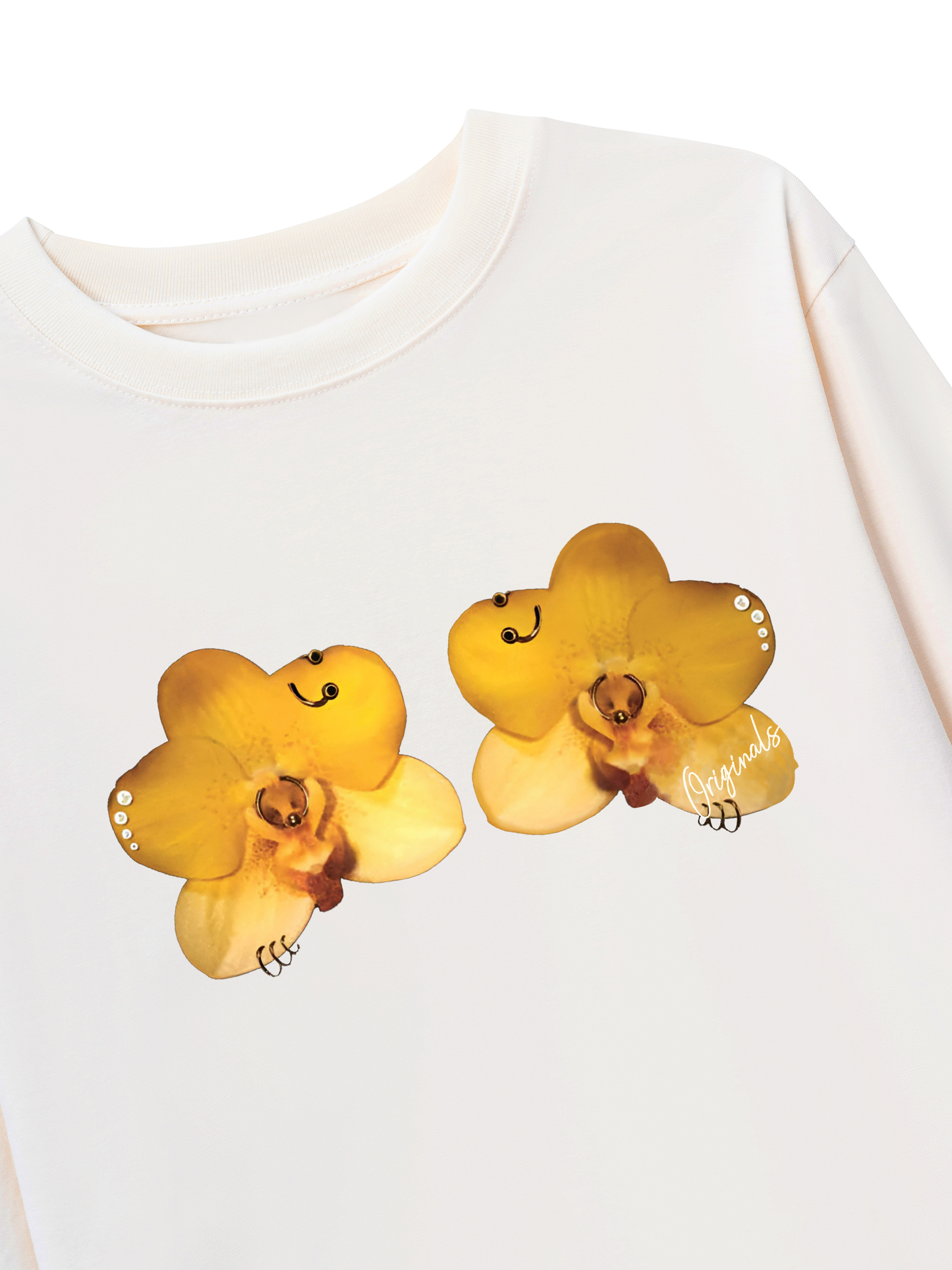 Áo Thun Dài Tay Flower Piercing Art