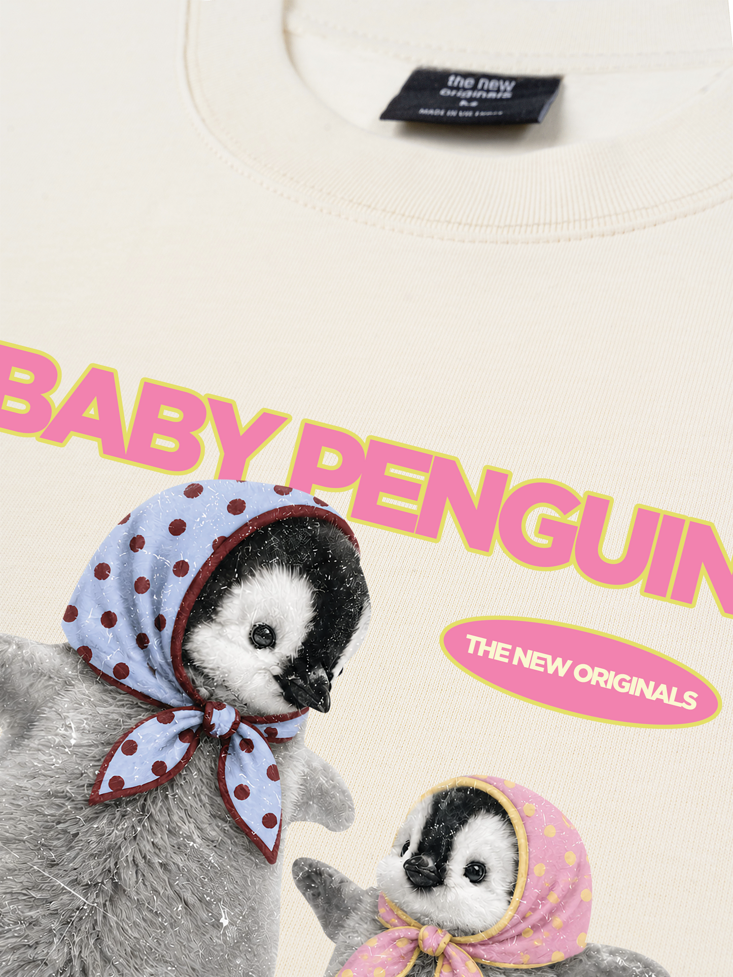 Áo Thun Relaxed Fit Baby Penguin