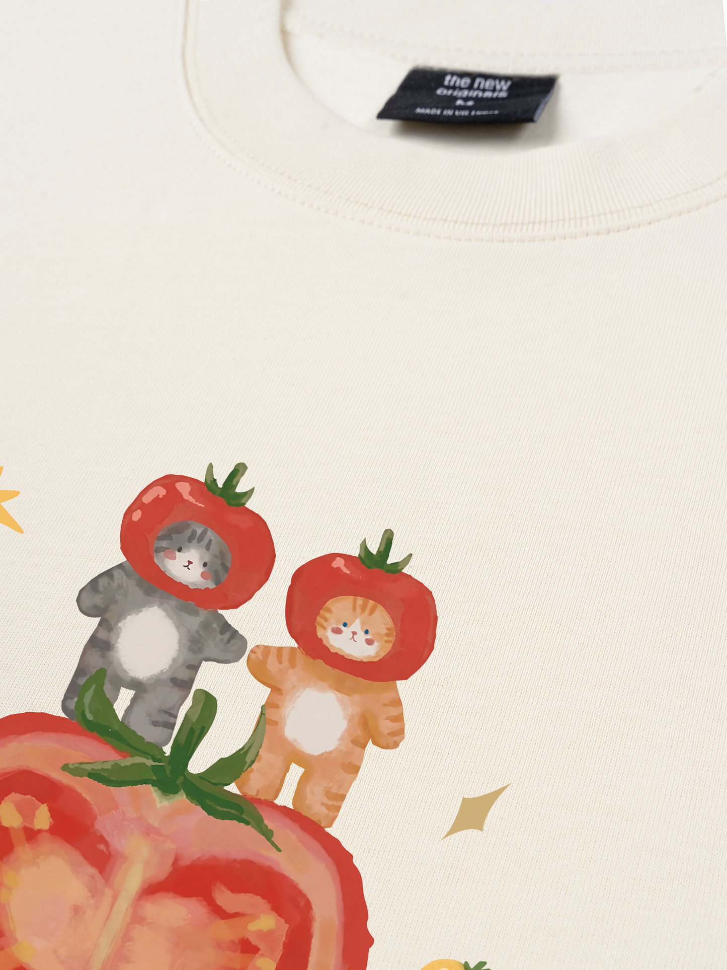 Áo Thun Relaxed Fit Summer Vibes Kitty Summer