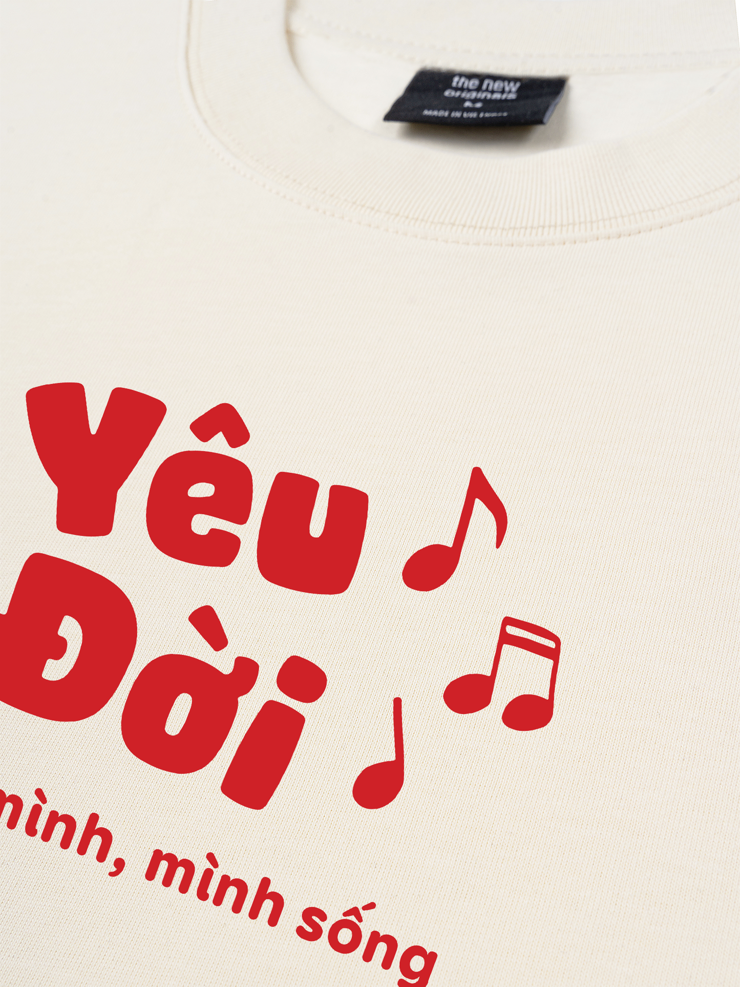 Áo Thun Relaxed Fit Yêu Đời