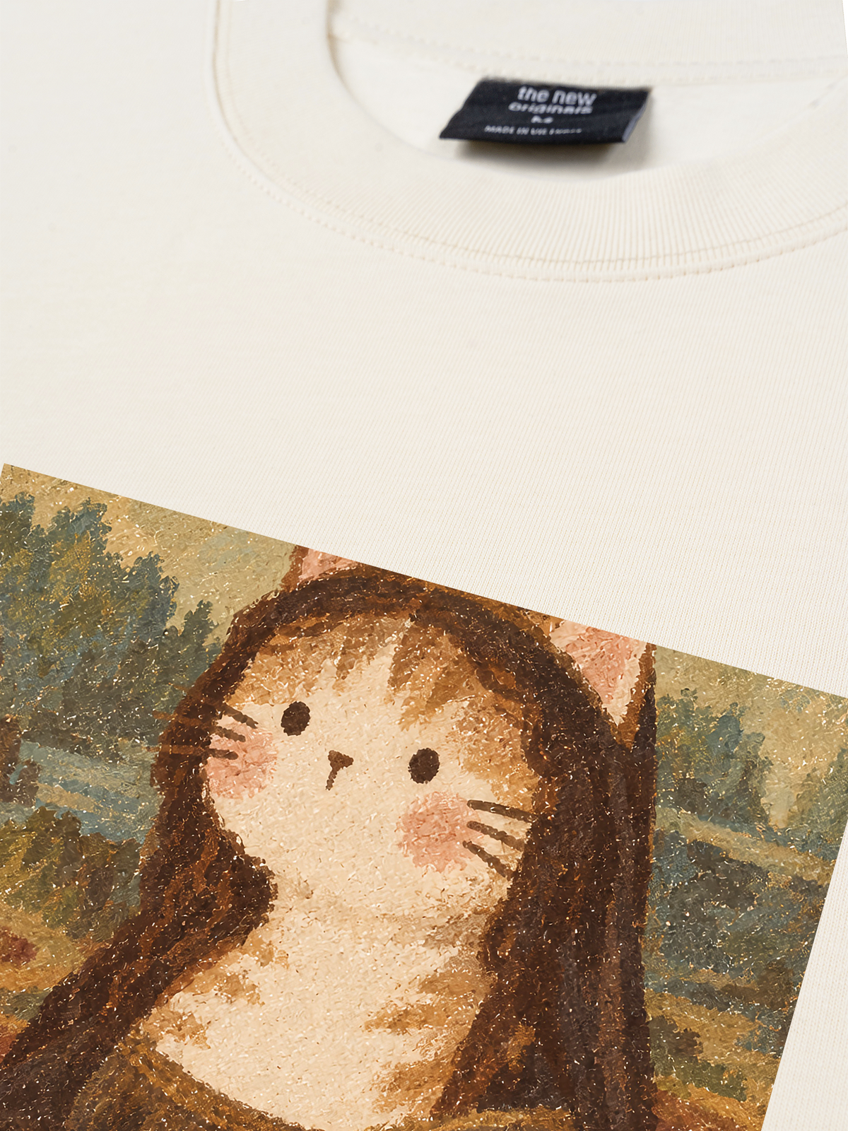 Áo Thun Relaxed Fit Mona Meowsa