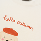 Áo Thun Relaxed Fit Hello Autumn Puppy