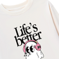 Áo Thun Dài Tay Life_s Better With Music