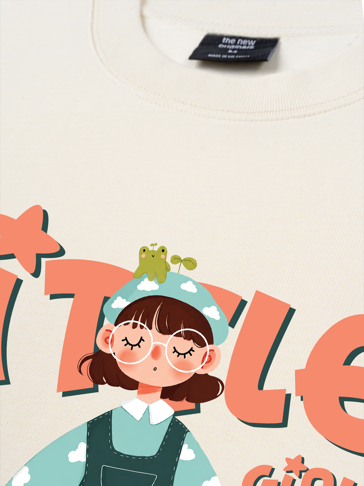 Áo Thun Relaxed Fit Little Cloud Girl