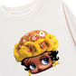 Áo Thun Dài Tay Flower Sun Knit Hat Cartoon Head