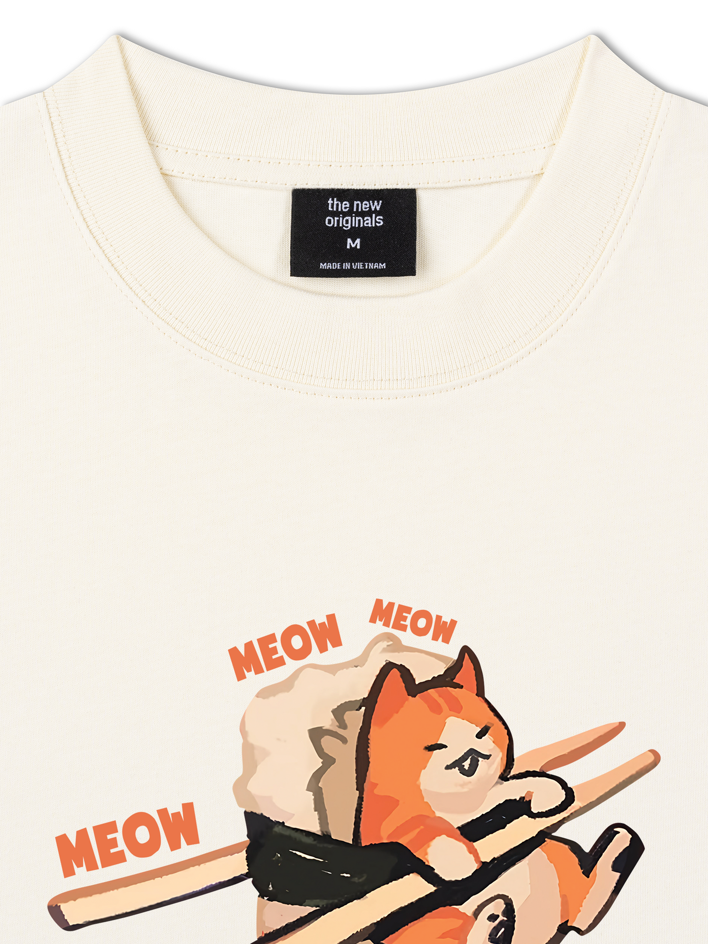 Áo Thun Relaxed Fit Sushi Meow
