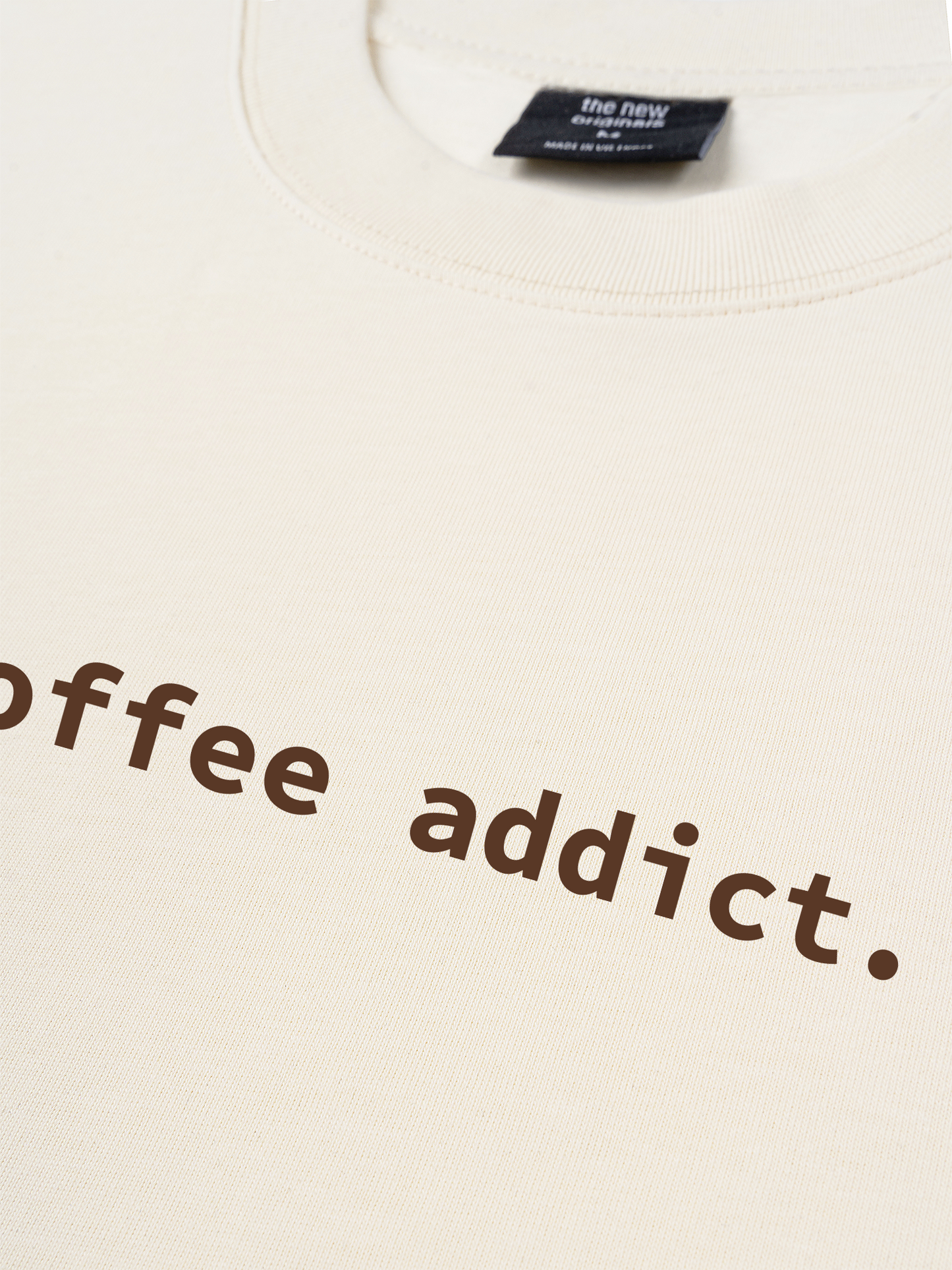 Áo Thun Relaxed Fit Coffee Addict
