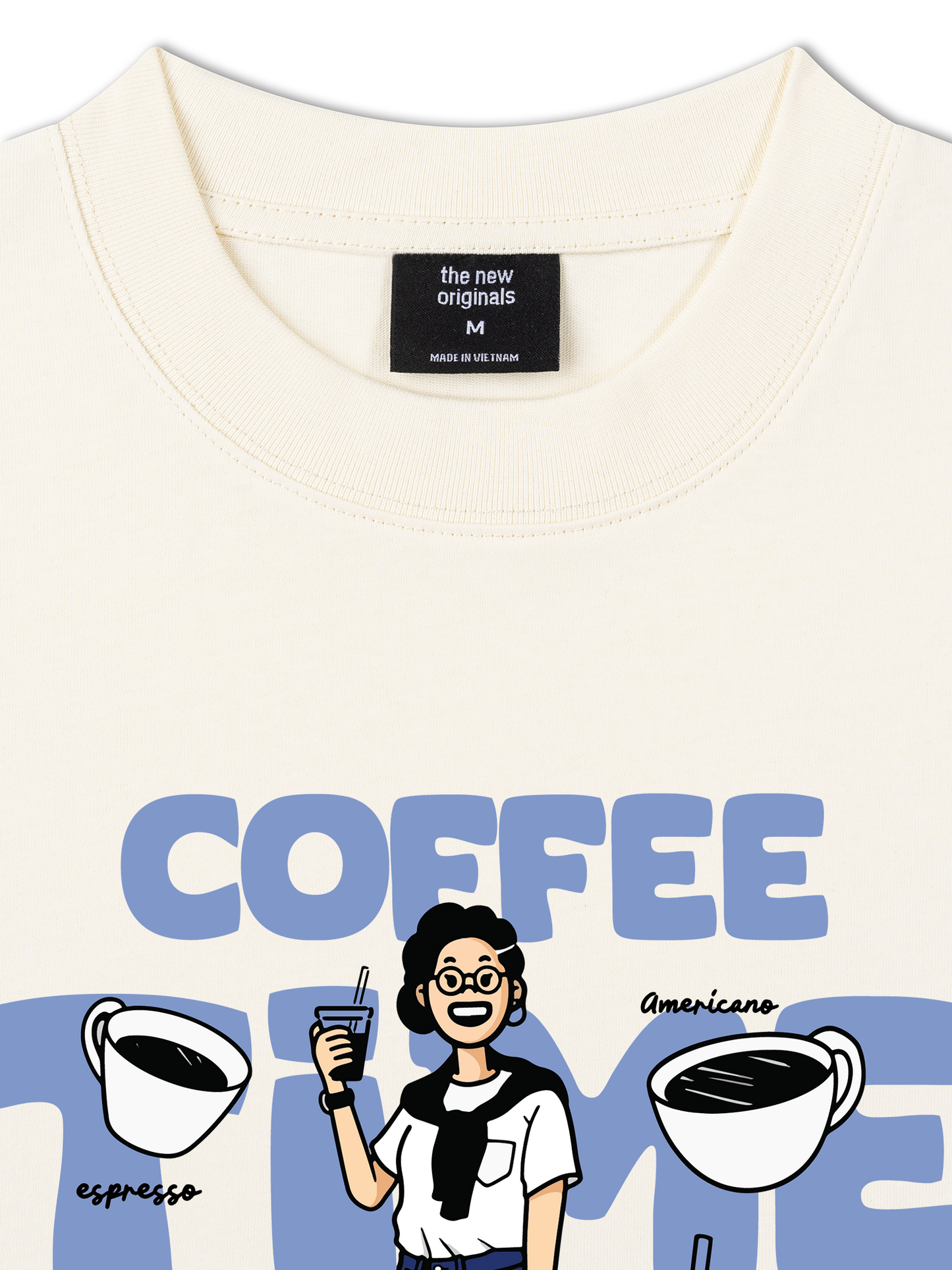 Áo Thun Relaxed Fit Coffee Time