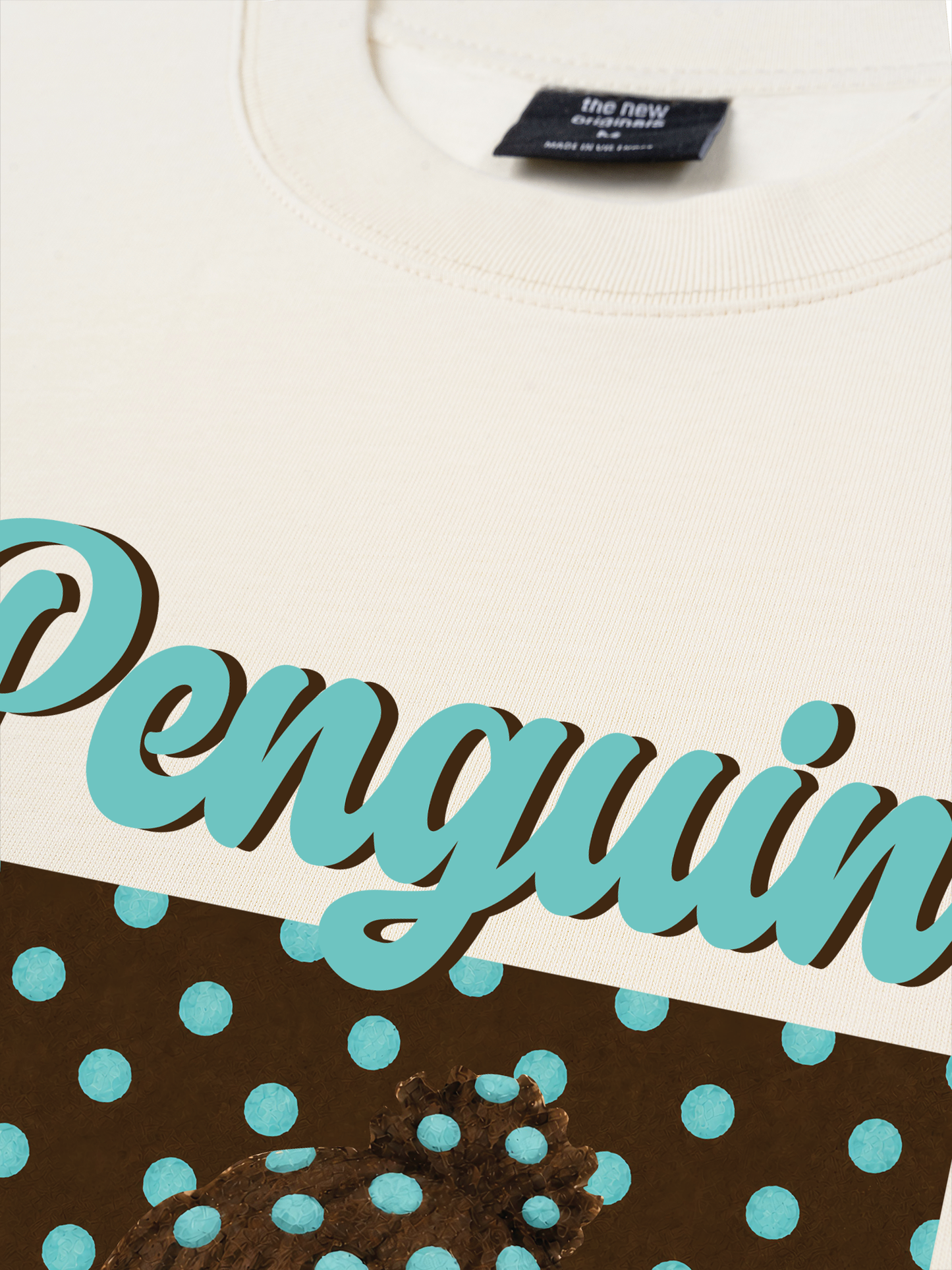 Áo Thun Relaxed Fit Animal Mood Cozy Penguin