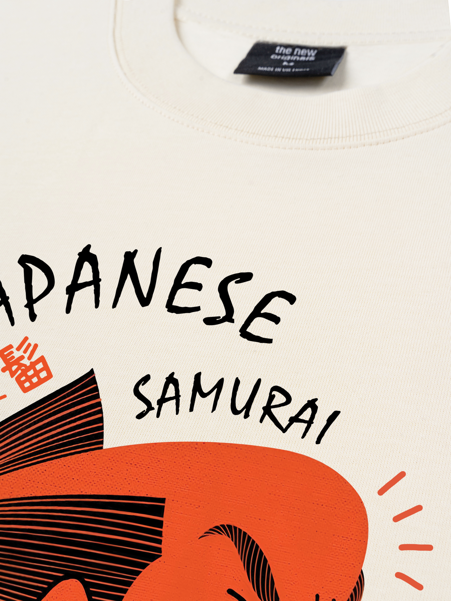 Áo Thun Relaxed Fit Japan Spirit Samurai