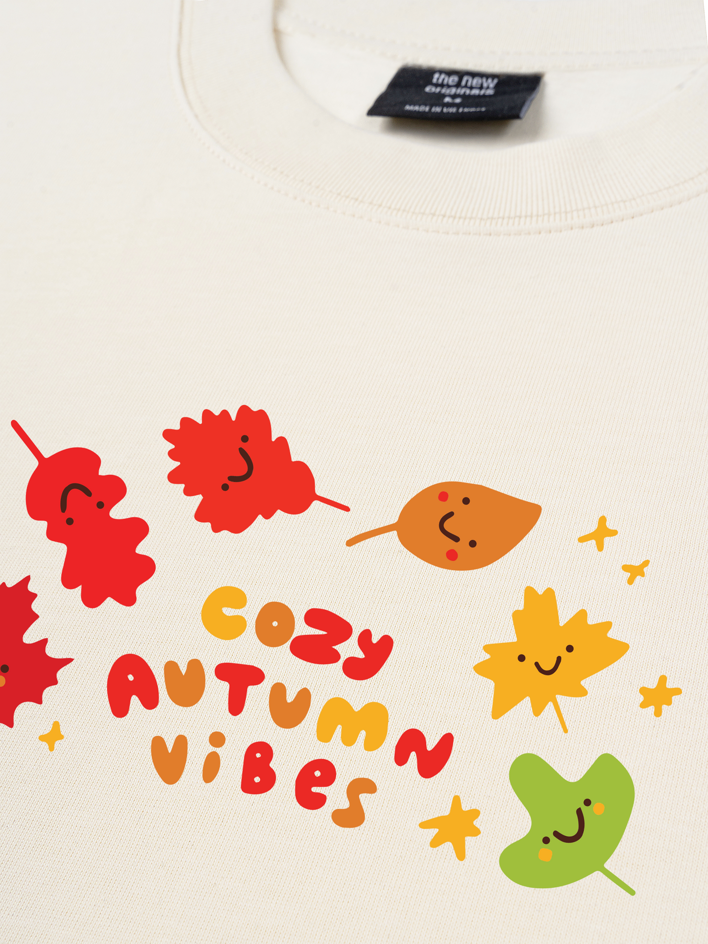 Áo Thun Relaxed Fit Autumn Cozy Autumn Vibes