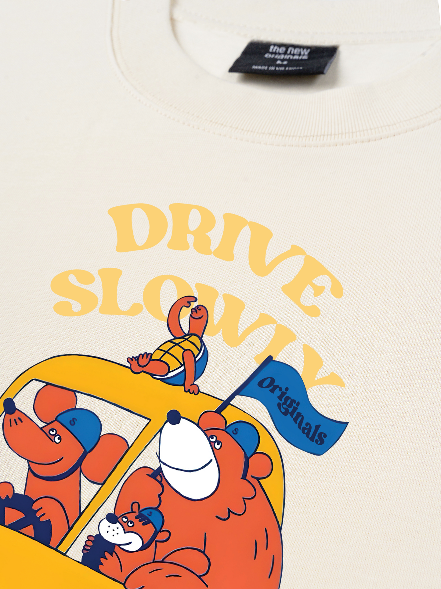Áo Thun Relaxed Fit Drive Slowly