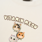 Áo Thun Relaxed Fit Four Cat Vitamin Meow