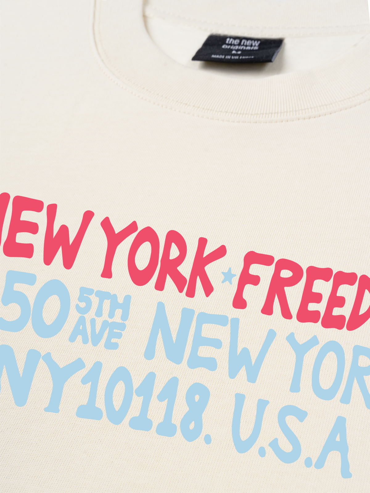 Áo Thun Relaxed Fit New York Freedom