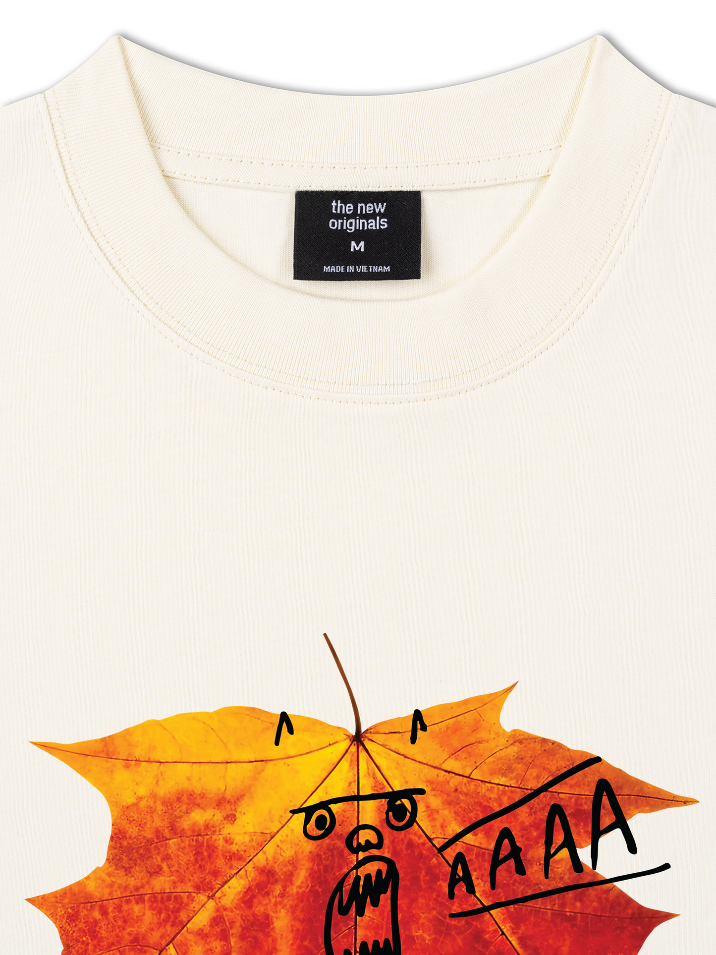 Áo Thun Relaxed Fit Autumn Vibes Maple Leaf