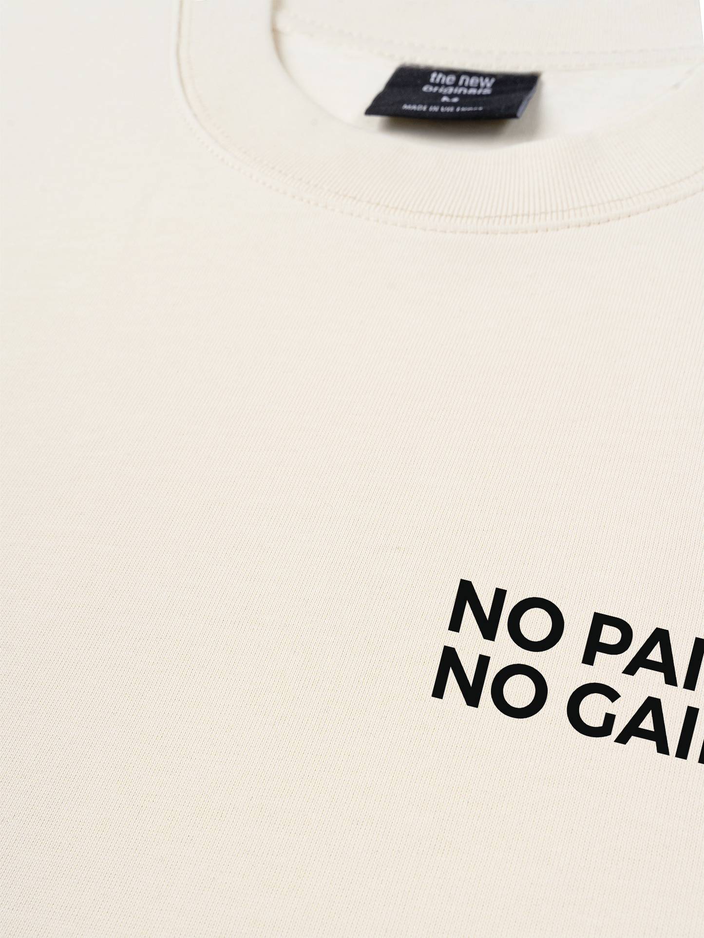 Áo Thun Relaxed Fit No Pain No Gain