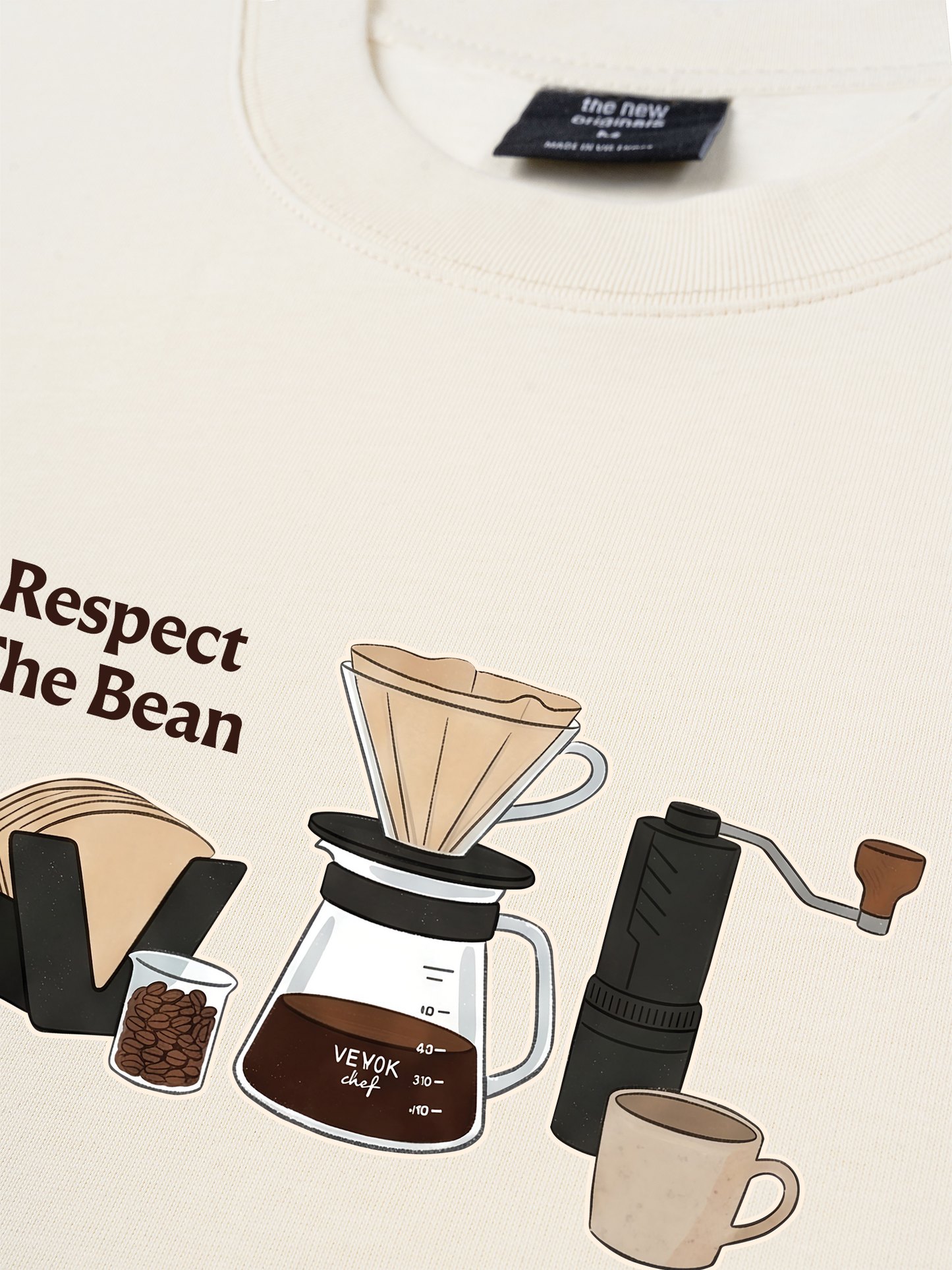 Áo Thun Relaxed Fit Respect The Bean