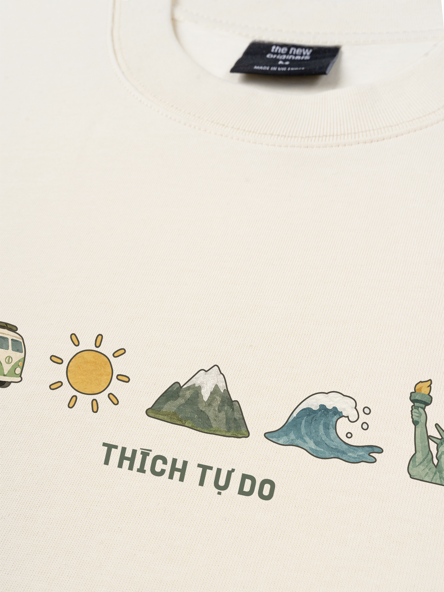 Áo Thun Relaxed Fit Thích Tự Do