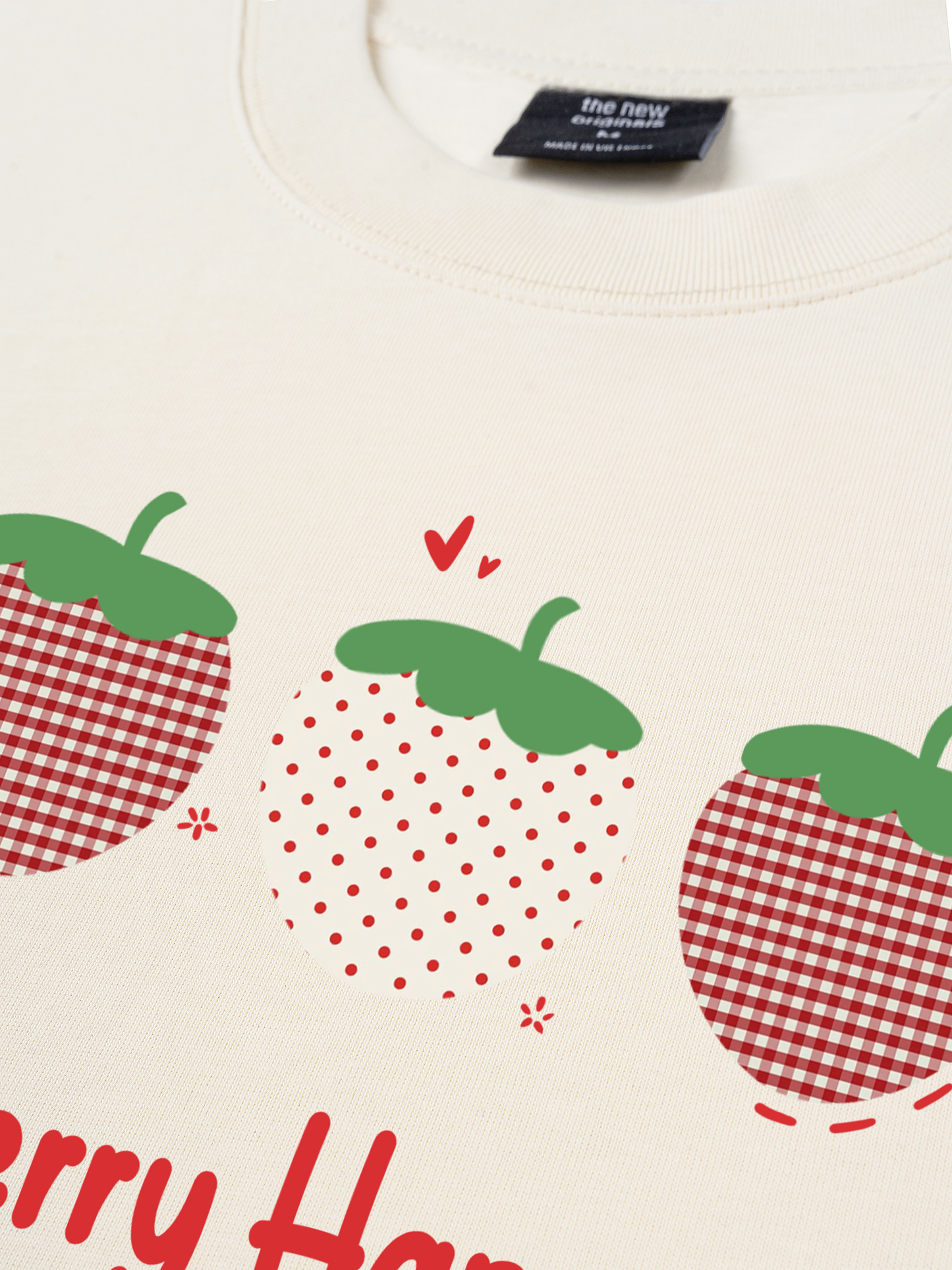 Áo Thun Relaxed Fit Daily Cuties Berry Happy