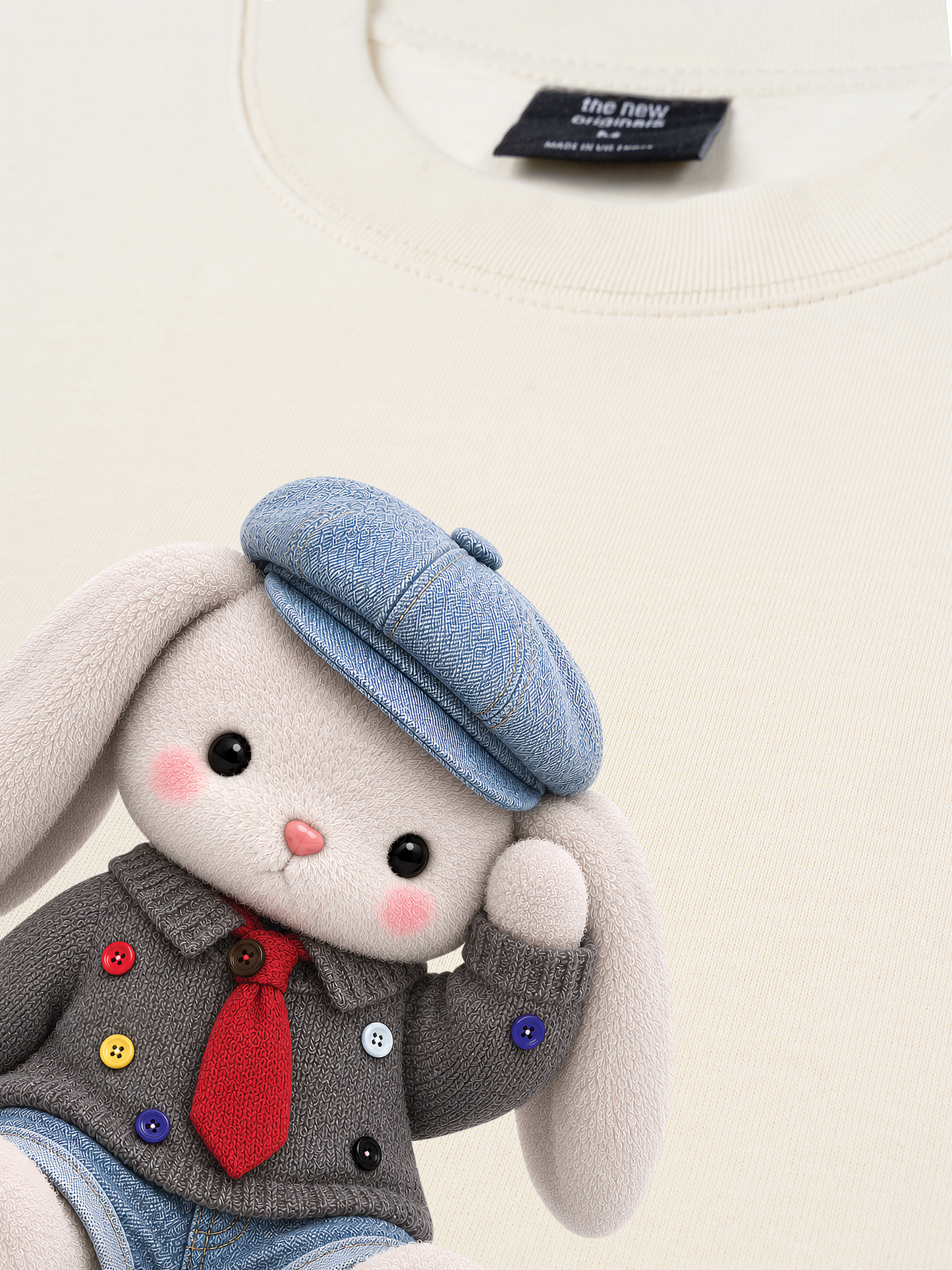 Áo Thun Relaxed Fit Swag Bunny