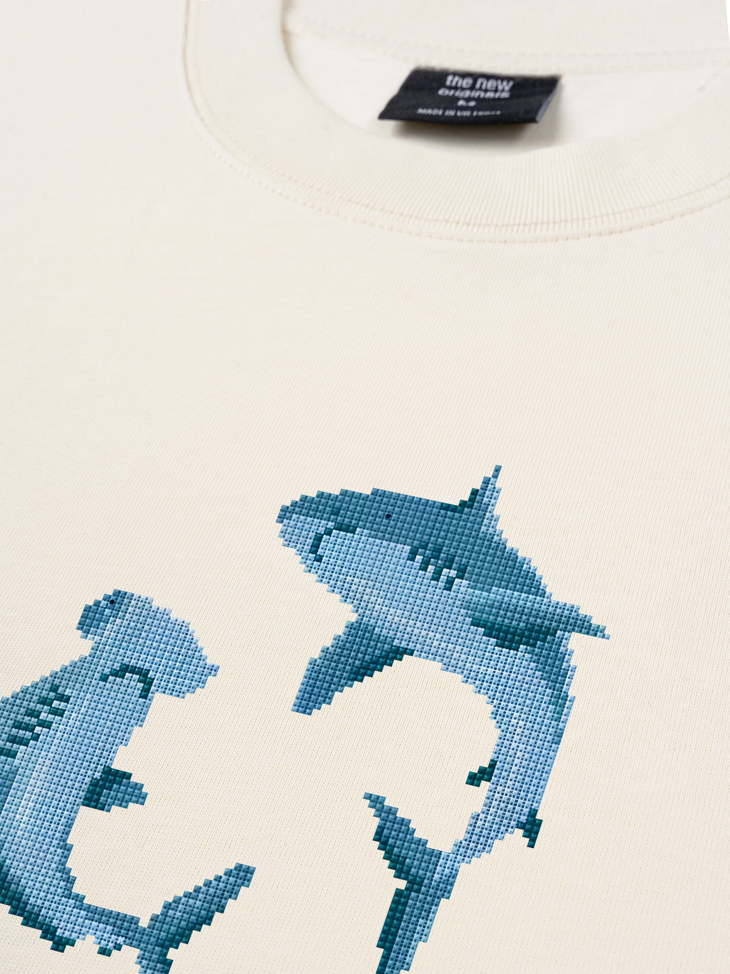 Áo Thun Relaxed Fit Pixel Universe Swimming To Your Heart