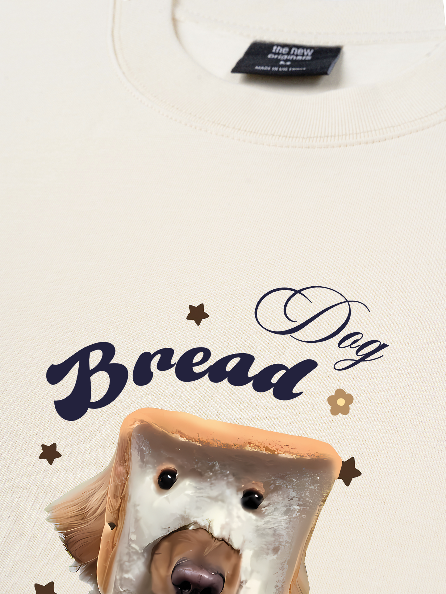 Áo Thun Relaxed Fit Sweet Pastry Bread Dog