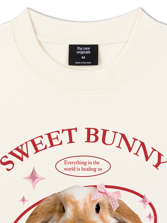 Áo Thun Relaxed Fit Sweet Bunny