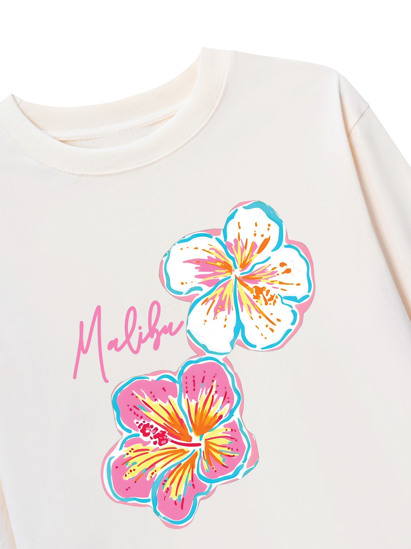 Áo Thun Dài Tay Summer Vibes Malibu Floral